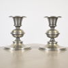 Edvin Ollers, ljusstakar, ett par, tenn, 1900-tal.