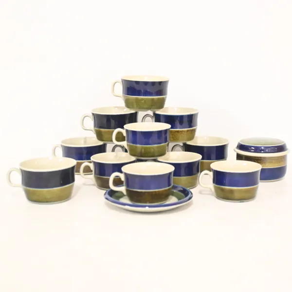 Marianne Westman, te- och kaffeservisdelar, 14st, "Elisabeth", Rörstrand.