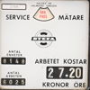 Taxameter, "Halda", Haldex AB Halmstad, 1940/50-tal.