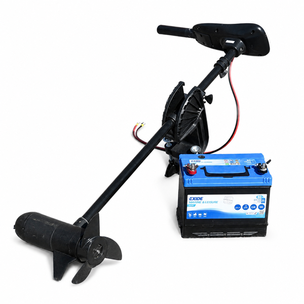 Båtmotor, Fladen Marine, samt batteri.