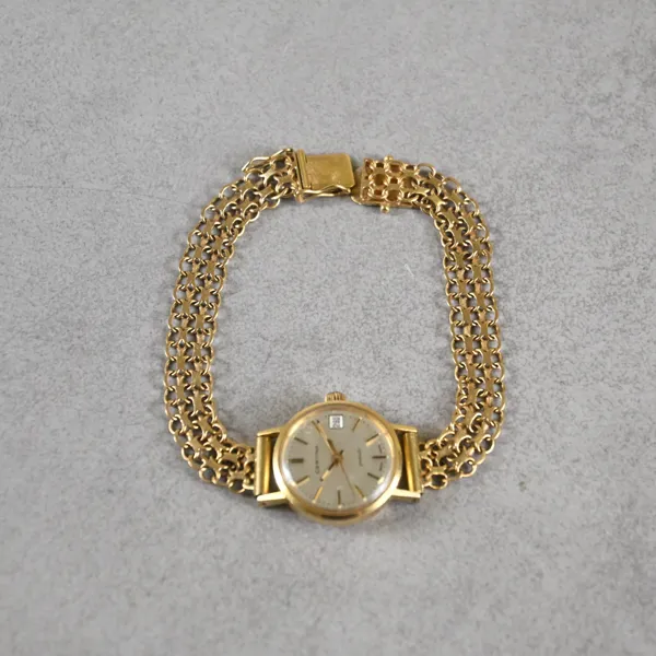 Armbandsur, 18k guld, Certina. 