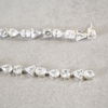 Örhängen i sterlingsilver, ett par, stenar.