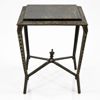 Sidobord med stenskiva, Verona Foundry, USA, 1920/30-tal.