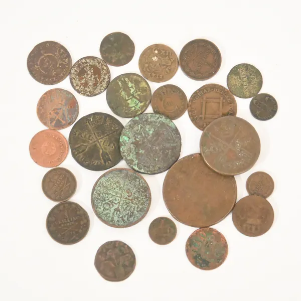 Mynt, 23st, koppar, Sverige, 16/1800-tal.