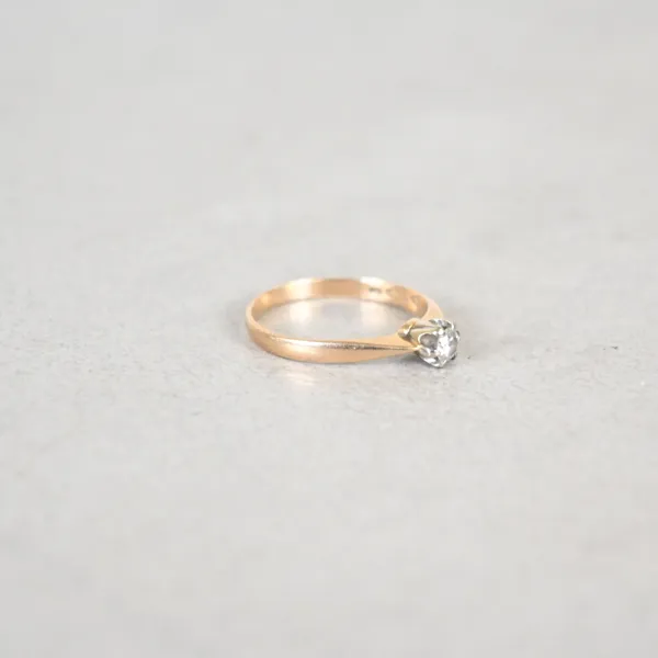 Enstensring i 14k guld. 