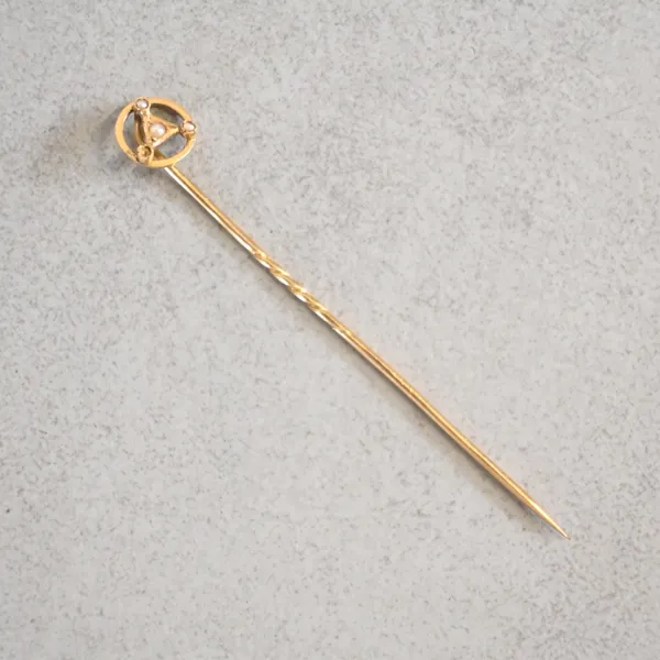 Pin, 18k guld. 