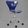 Arne Jacobsen, skrivbordsstol, "Sjuan", Fritz Hansen, Danmark.