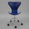 Arne Jacobsen, skrivbordsstol, "Sjuan", Fritz Hansen, Danmark.