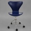 Arne Jacobsen, skrivbordsstol, "Sjuan", Fritz Hansen, Danmark.