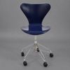 Arne Jacobsen, skrivbordsstol, "Sjuan", Fritz Hansen, Danmark.