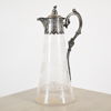 Vinkanna, glas och nysilver, omkring år 1900.