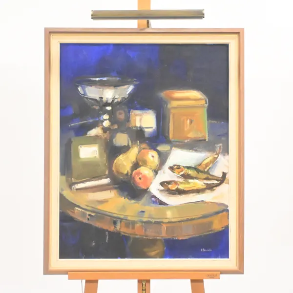 Archille Borchi (1927-1965) stilleben, olja på duk, signerad.