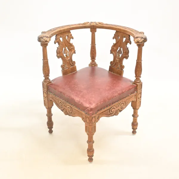 Puderstol, barockstil, 1900-tal.