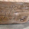 Stort tråg, allmoge, daterad 1785.