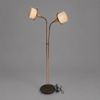 Golvlampa, 2-armad, 1900-tales andra hälft.