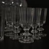 Elis Bergh, glasservis, 54 delar, "Karlberg", Kosta, 1900-tal.