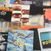 Parti LP-skivor, blandad musik.