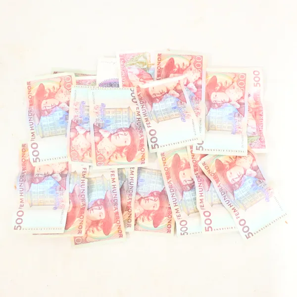 Sedlar, Sverige, nominellt värde 10 000kr.