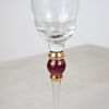 Champagneglas, 6st, kuldekor.