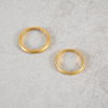Ringar, 2st, 23k guld.