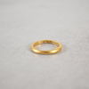 Ringar, 2st, 23k guld.