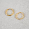 Ringar, 2st, 23k guld.