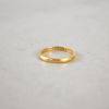 Ringar, 2st, 23k guld.