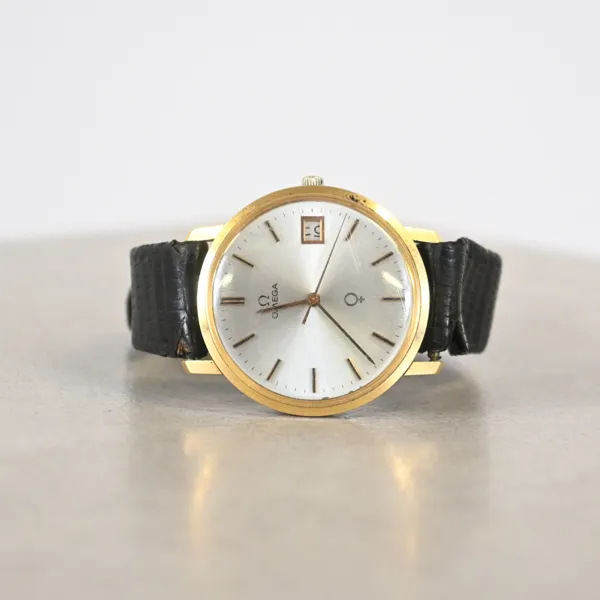 Armbandsur, 18k guld, Omega.