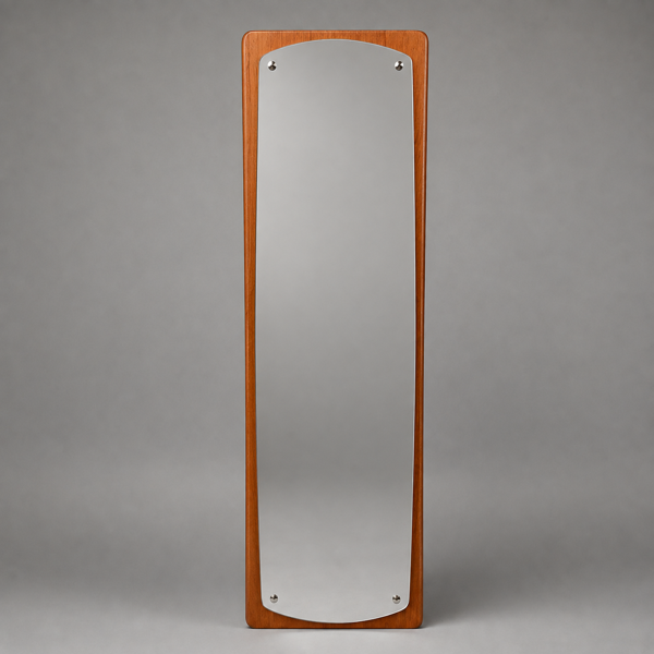 Spegel, teak, 1960-tal.
