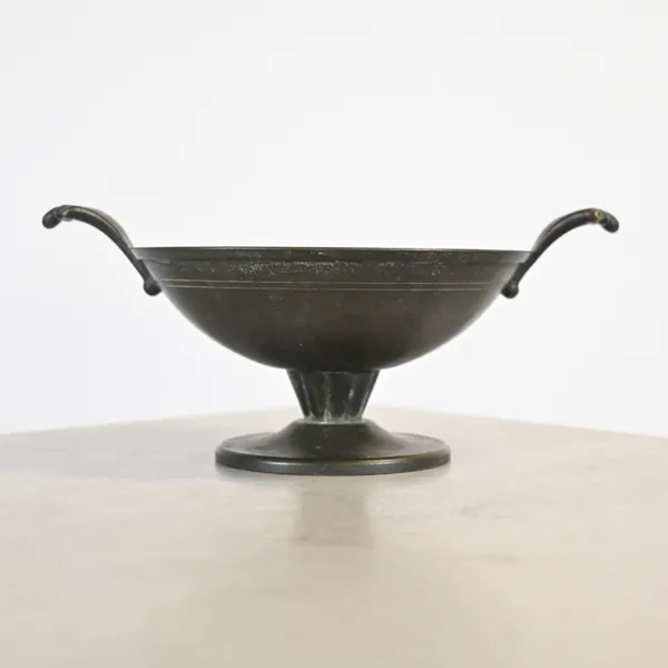 Skål, brons, Ystad Metall, 1920/30-tal.