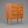 Byrå, teak, 1960-tal.