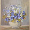 Oljor, 4st, blomsterstilleben, 1900-tal.
