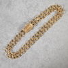 Armband, X-länk, 18k guld.