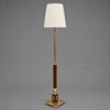 Golvlampa, mässing, 1900-talets andra hälft.