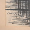 Lars Matson (1933-1994) äldre par, kolteckning, signerad.