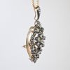 Brosch/hänge, diamanter, 18k guld, omkring år 1900.