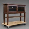 Sideboard med vitrindel, England, 1900-talets andra hälft.