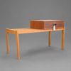 Telefonbänk, teak, 1960-tal.