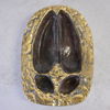 Gunnar Muskos, skål föreställande älgklöv, brons, 1900-talets andra hälft.
