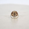 Ring, förgyllt silver med granater, tidigt 1900-tal.