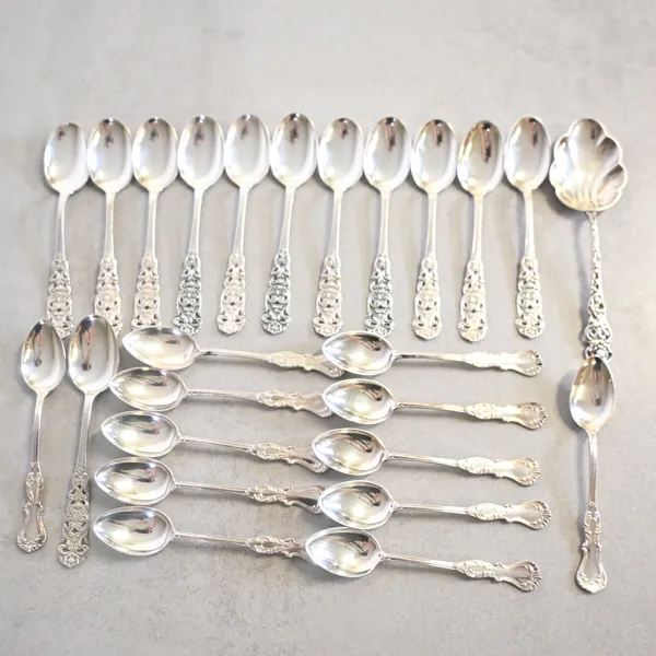Bestick i silver, 830.
