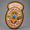 Reklamskylt, "Newcastle Brown Ale", omkring år 2000-tal.