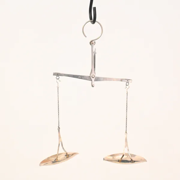 Eriksson Axel Edvard, balansvåg, silver, Stockholm, 1927.