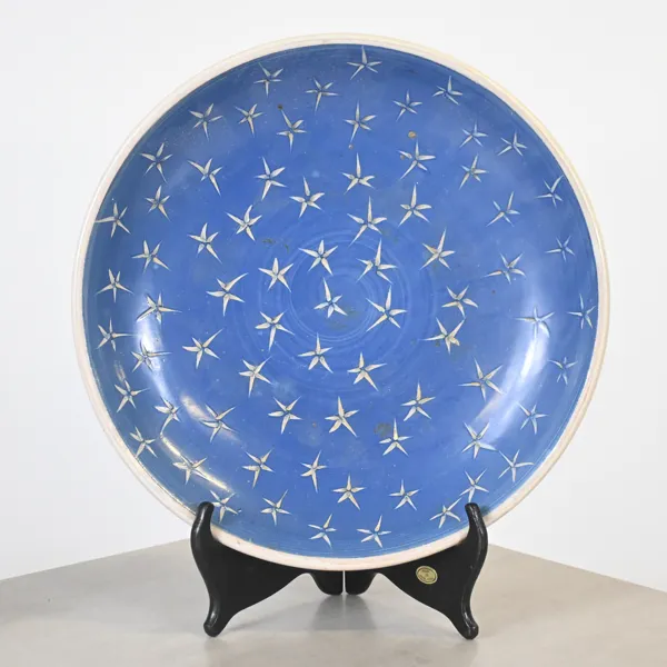 Ingrid Atterberg, fat, "Star", Upsala Ekeby, 1940/50-tal.
