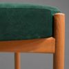 Hugo Frandsen, pall, teak, Spøttrup Møbelfabrik, Danmark, 1960-tal.