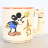 Mugg och assiett, flintgods, Walt Disney, Rörstrand, 1940/50-tal.