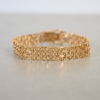 Armband, X-länk, 18k guld.