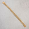 Armband, X-länk, 18k guld.