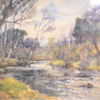 Eric Ekengren (1868-1955) vattendrag, akvarell, 1910.