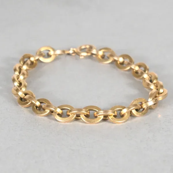 Armband, ankarlänk, 18k guld.